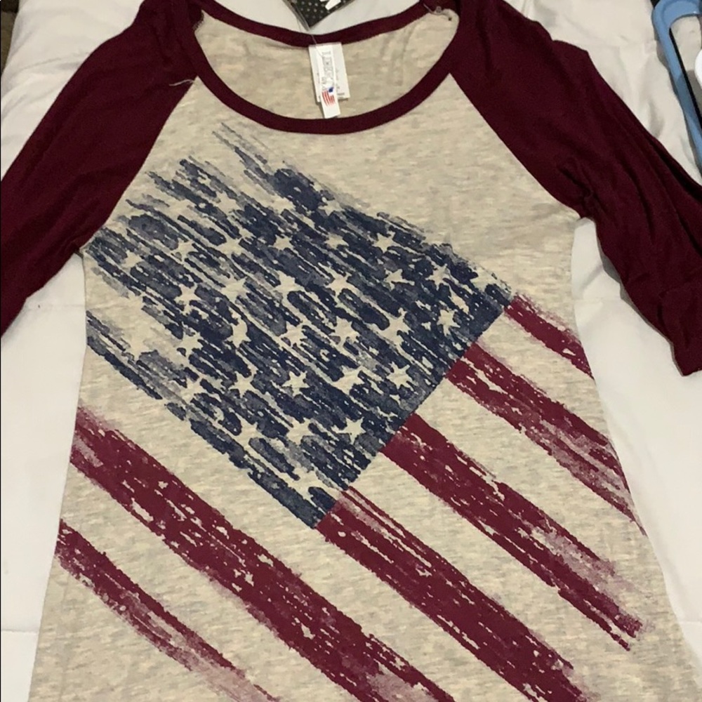 Patriotic Baseball Tee